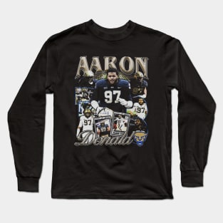 Aaron Donald College Vintage Bootleg Long Sleeve T-Shirt